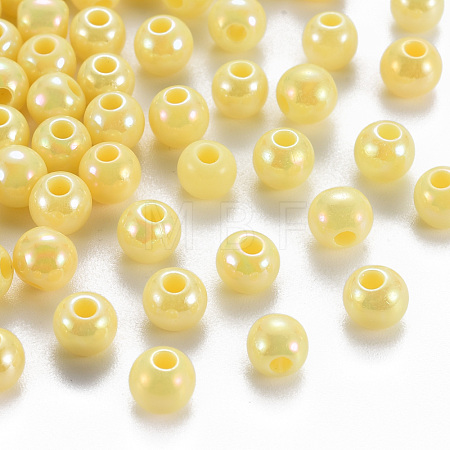 Opaque Acrylic Beads MACR-S370-D6mm-A10-1