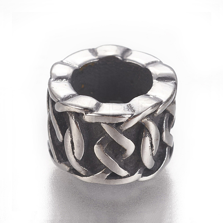 304 Stainless Steel Spacer Beads STAS-F212-070AS-1