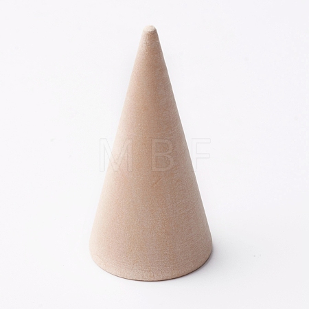 Wooden Ring Displays RDIS-WH0001-11G-1