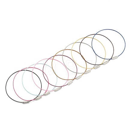 Steel Wire Bracelet Making TWIR-A001-M-1