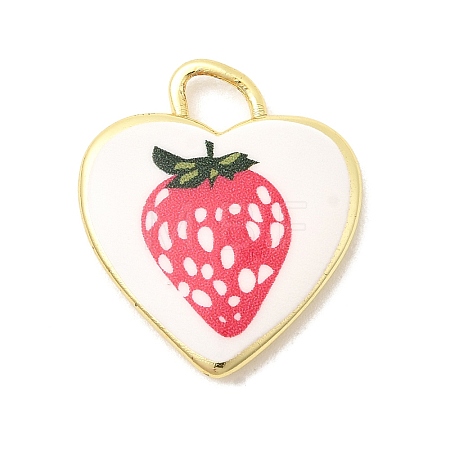 Printed Brass Pendants KK-K274-08G-16-1