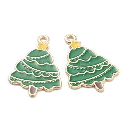 Alloy Enamel Pendants ENAM-J649-26LG-B-1