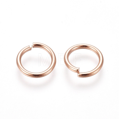 304 Stainless Steel Open Jump Rings STAS-E484-72A-RG-1