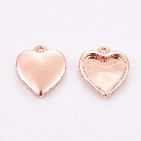 Brass Pendant Cabochon Settings LS-ZIRC-E149-20RG-1