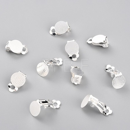 304 Stainless Steel Clip-on Earring Findings STAS-Y001-05S-1