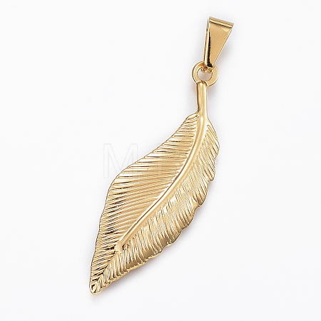 304 Stainless Steel Big Pendants STAS-H372-11G-1