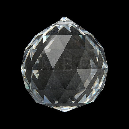 Transparent K9 Glass Pendants GLAA-YW0001-101-1