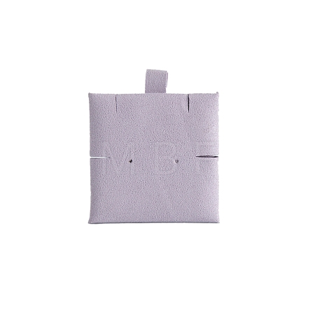 Double-Sided Microfiber Jewelry Insert Card PW-WG83078-01-1