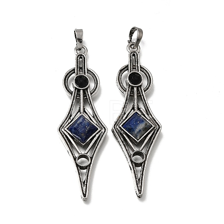 Natural Lapis Lazuli Big Pendants GG-CBA7610-01AS-06-1
