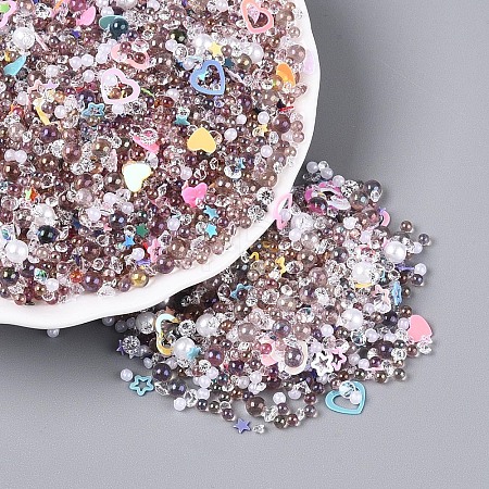 Plastic & Resin & Glass Shining Nail Art Glitter MRMJ-T080-13B-1