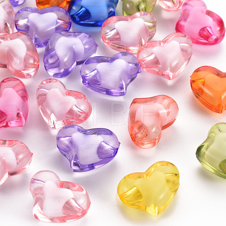 Transparent Acrylic Beads TACR-S152-19A-1
