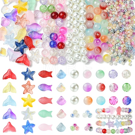 Transparent Glass Beads GLAA-FS0001-92-1