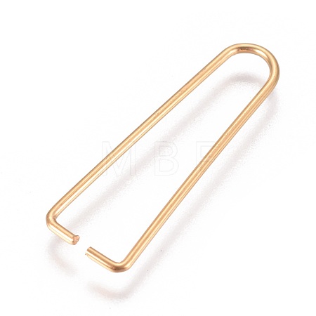 PVD Vacuum Plating 304 Stainless Steel Ice Pick Pinch Bails X-STAS-K189-A05-S-1