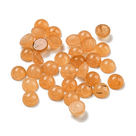 Natural White Jade Dyed Cabochons G-H309-03-32-1