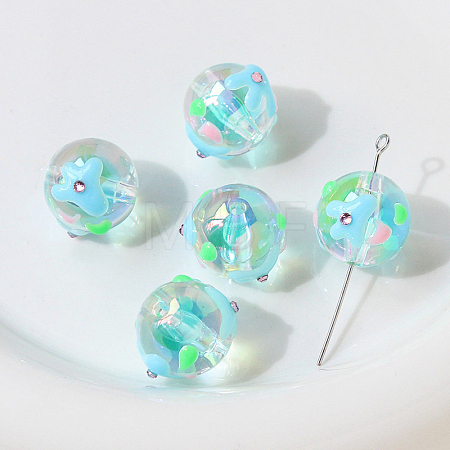 Transparent Acrylic Beads WG39989-12-1