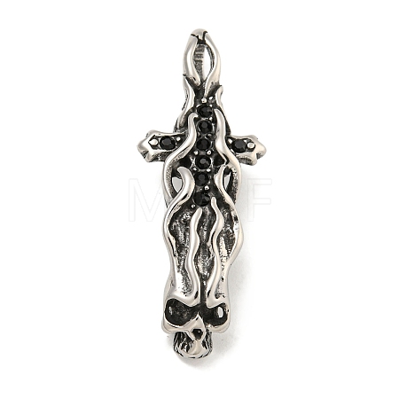 316 Surgical Stainless Steel Pendants STAS-E212-134AS-1