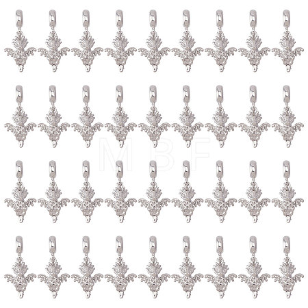 36Pcs Alloy European Dangle Charms MPDL-CA0001-06P-1
