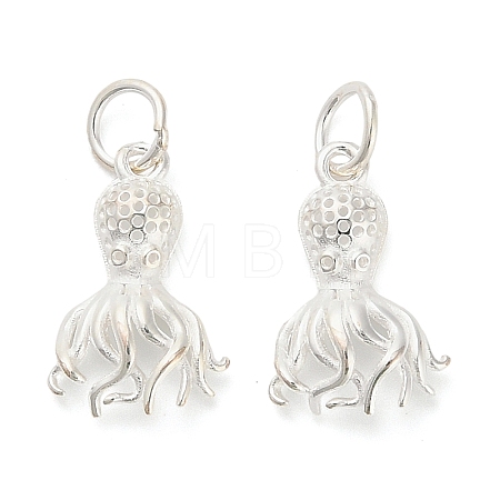 925 Sterling Silver Hollow Pendants STER-P071-01S-1