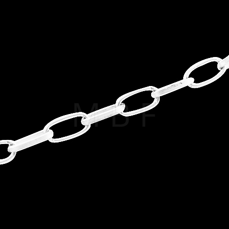 Iron Paperclip Chains CH-R025-15x7mm-S-1