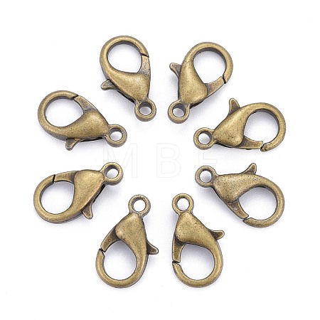 Antique Bronze Alloy Lobster Claw Clasps X-E105-NFAB-1