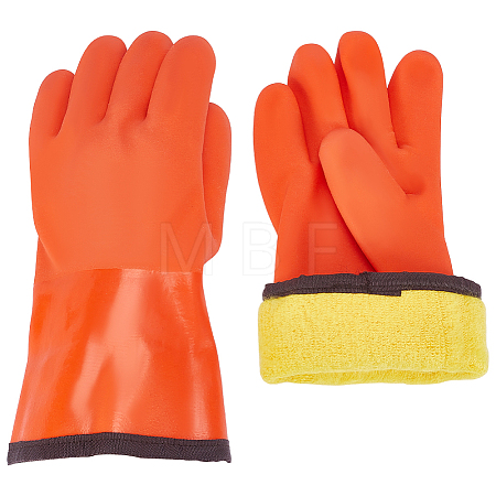 Plastic Work Warm Gloves AJEW-WH0871-75-1