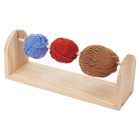 Wooden Yarn Skein Spinner TOOL-WH0166-062B-1