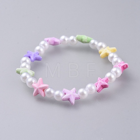 Kids Stretch Bracelets BJEW-JB04572-02-1
