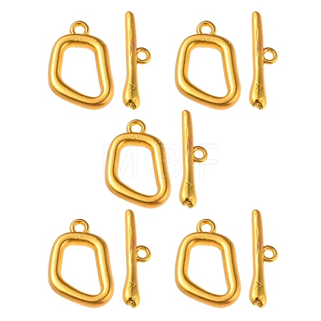 Alloy Toggle Clasps PALLOY-YW0002-22MG-1
