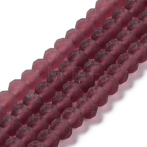 Transparent Glass Beads Strands X1-EGLA-A034-T8mm-MD13-1