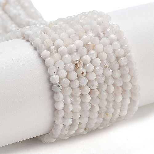 Natural Rainbow Moonstone Beads Strands G-G161-A01-01-1