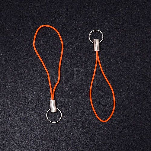 Polyester Cord Mobile Straps MOBA-WH0006-03-1