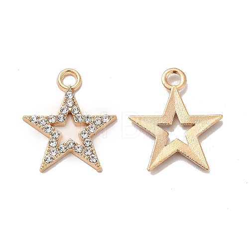 Alloy Rhinestone Pendants FIND-G055-05G-1