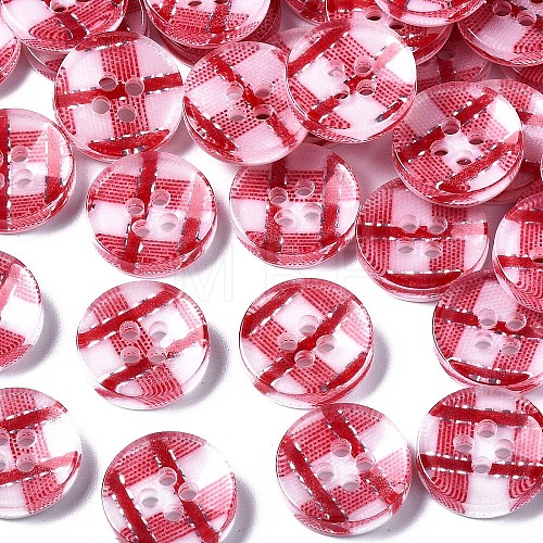 Resin Buttons X-BUTT-N017-01E-1