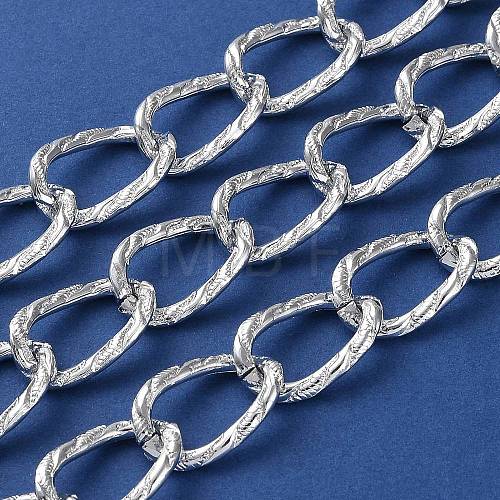 Oxidation Aluminum Textured Curb Chains CHA-H001-03S-1