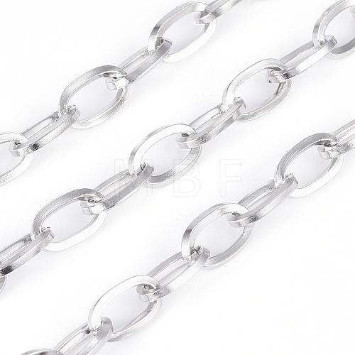 Tarnish Resistant 304 Stainless Steel Cable Chains CHS-G011-13P-04-1