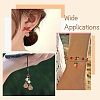 40Pcs Transparent Resin with Transparent Glass Pendants PALLOY-CJ00193-7
