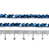 Electroplated Synthetic Non-magnetic Hematite Beads Strands G-A234-G03-01-5