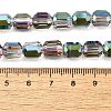 Electroplate Glass Beads Strands GLAA-G112-07I-4