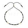 Adjustable Glass Seed Bead Slider Bracelets for Women VT9382-59-1