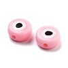 Opaque Printed Acrylic Beads OACR-G038-04D-2