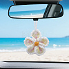 1Pc Polyester Flower Pendant Decorations HJEW-SC0003-02B-1