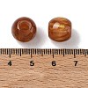 Opaque Resin European Beads RESI-F073-13-3