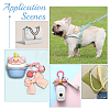24Pcs 12 Colors Spray Painted Eco-Friendly Alloy Spring Gate Rings FIND-PH0003-35-4