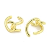 Brass Cuff Earrings EJEW-C104-053G-2