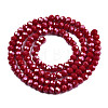 Electroplate Glass Beads Strands EGLA-A034-P1mm-A22-2