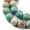 Dyed Natural Regalite/Imperial Jasper/Sea Sediment Jasper Beads Strands G-B124-C03-07-4