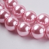 Eco-Friendly Dyed  Glass Pearl Round Bead Strands X-HY-A002-8mm-RB109-3