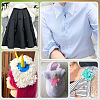 16Pcs 8 Style Cloth & Iron Brooches JEWB-PH01308-5