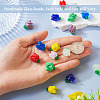 16Pcs 8 Colors Handmade Lampwork Beads LAMP-TA0001-33-8