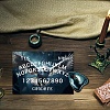 Printed Wood Pendulum Dowsing Divination Board Set DJEW-WH0324-066-7